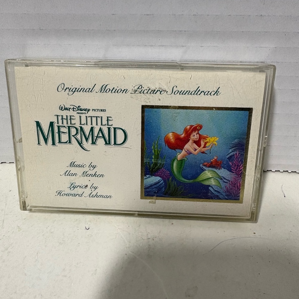 The Little Mermaid Original Motion Picture Soundtrack. Cassette Tape.